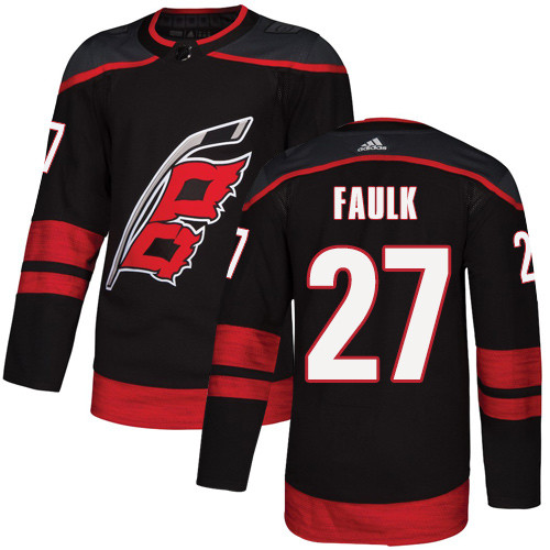 Adidas Hurricanes #27 Justin Faulk Black Alternate Authentic Stitched NHL Jersey Adidas Hurricanes #27 Justin Faulk Black Alternate Authentic Stitched NHL Jersey
