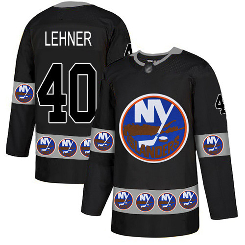 Islanders #40 Robin Lehner Black Authentic Team Logo Fashion Stitched Hockey Jersey Islanders #40 Robin Lehner Black Authentic Team Logo Fashion Stitched Hockey Jersey