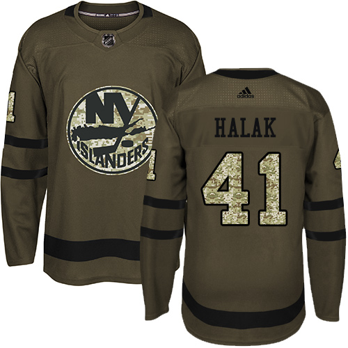 Adidas Islanders #41 Jaroslav Halak Green Salute to Service Stitched NHL Jersey Adidas Islanders #41 Jaroslav Halak Green Salute to Service Stitched NHL Jersey