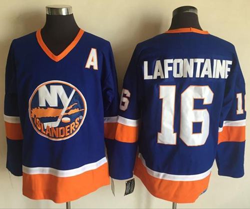 Islanders #16 Pat LaFontaine Baby Blue CCM Throwback Stitched NHL Jersey Islanders #16 Pat LaFontaine Baby Blue CCM Throwback Stitched NHL Jersey