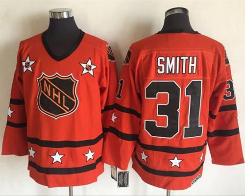 Islanders #31 Billy Smith Orange All Star CCM Throwback Stitched NHL Jersey Islanders #31 Billy Smith Orange All Star CCM Throwback Stitched NHL Jersey