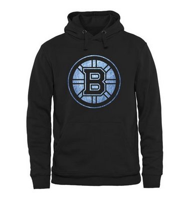 Boston Bruins Rinkside Pond Hockey Pullover Hoodie Black
