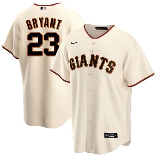 Men's San Francisco Giants #23 Kris Bryant Cream Cool Base Nike Jersey Men's San Francisco Giants #23 Kris Bryant Cream Cool Base Nike Jersey