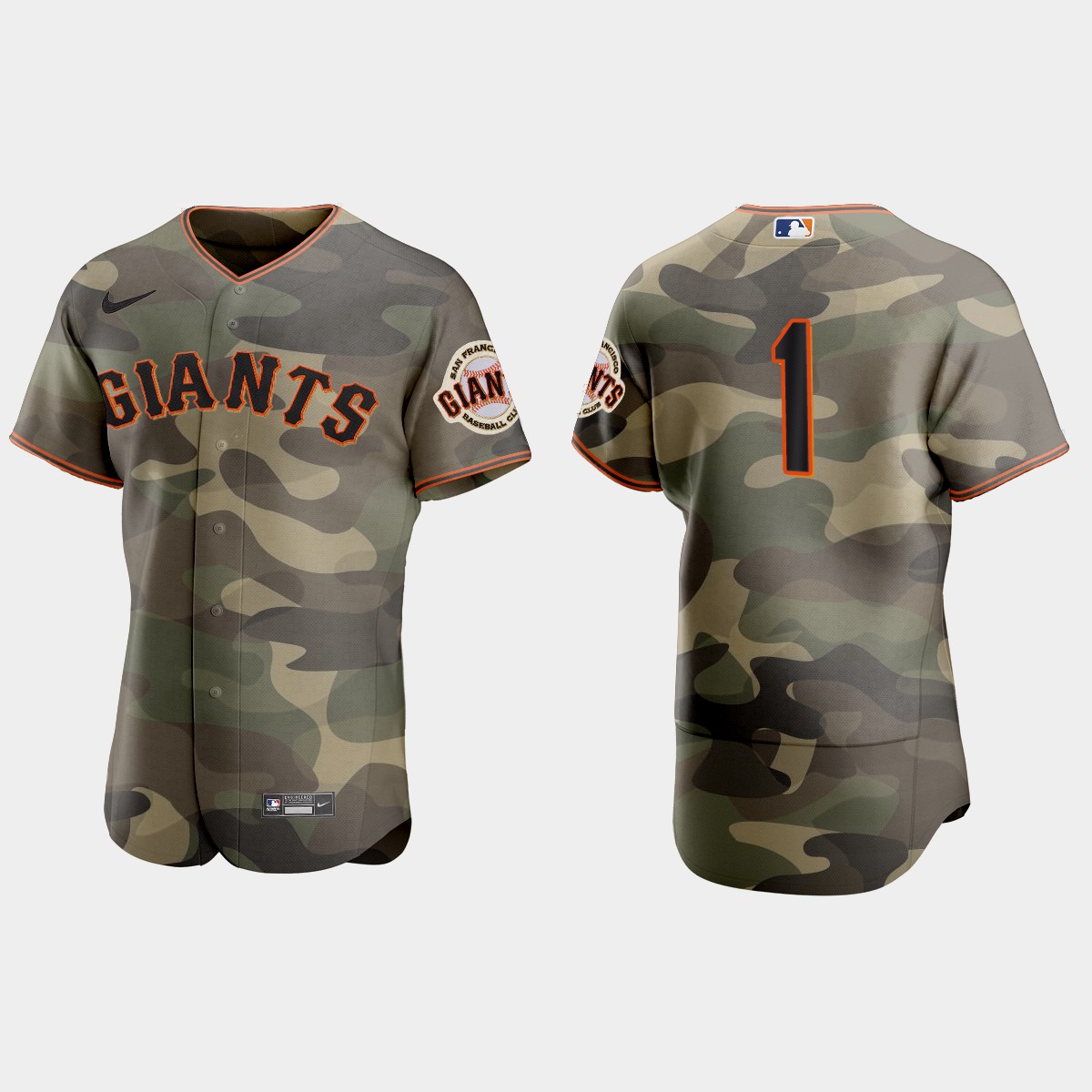 San Francisco Giants #1 Mauricio Dubon Men's Nike 2021 Armed Forces Day Authentic MLB Jersey -Camo San Francisco Giants #1 Mauricio Dubon Men's Nike 2021 Armed Forces Day Authentic MLB Jersey -Camo