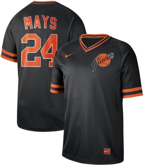 Giants #24 Willie Mays Black Authentic Cooperstown Collection Stitched Baseball jerseys Giants #24 Willie Mays Black Authentic Cooperstown Collection Stitched Baseball jerseys