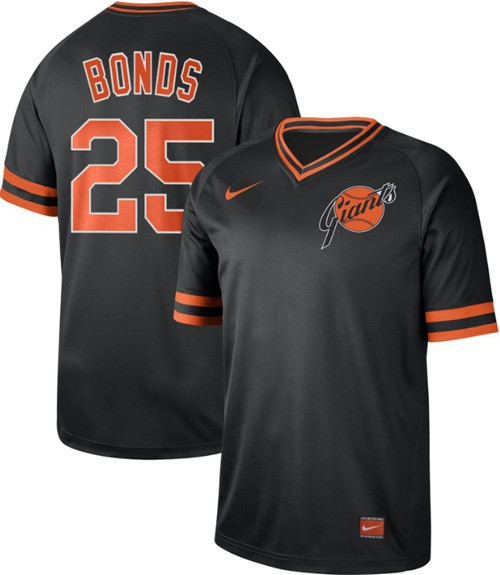Giants #25 Barry Bonds Black Authentic Cooperstown Collection Stitched Baseball Jersey Giants #25 Barry Bonds Black Authentic Cooperstown Collection Stitched Baseball Jersey