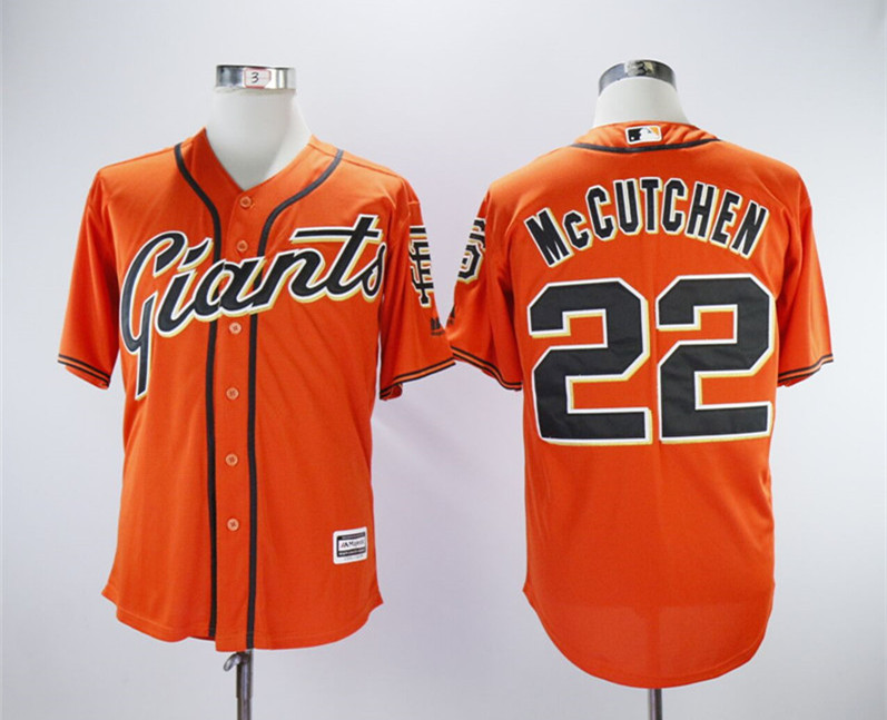 Giants #22 Andrew McCutchen Orange Cool Base Jersey Giants #22 Andrew McCutchen Orange Cool Base Jersey