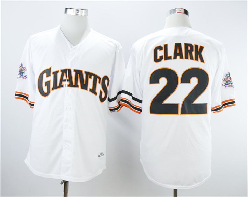 Giants #22 Will Clark 1989 Throwback Jersey Giants #22 Will Clark 1989 Throwback Jersey