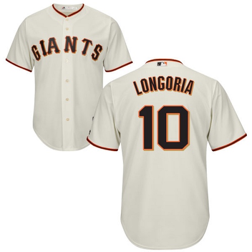 Giants #10 Evan Longoria Cream New Cool Base Stitched MLB Jersey Giants #10 Evan Longoria Cream New Cool Base Stitched MLB Jersey