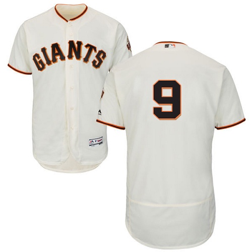 Giants #9 Brandon Belt Cream Flexbase Authentic Collection Stitched MLB Jersey Giants #9 Brandon Belt Cream Flexbase Authentic Collection Stitched MLB Jersey