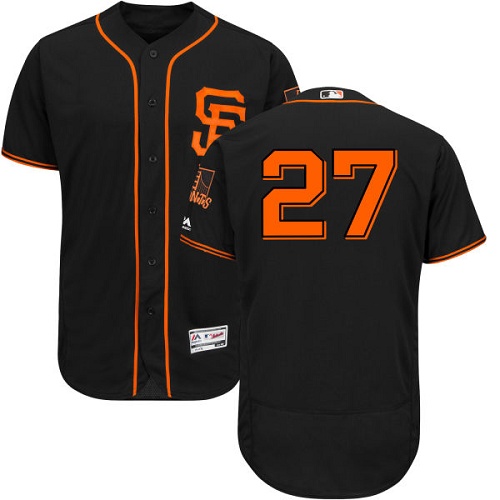 Giants #27 Juan Marichal Black Flexbase Authentic Collection Alternate Stitched MLB Jersey Giants #27 Juan Marichal Black Flexbase Authentic Collection Alternate Stitched MLB Jersey