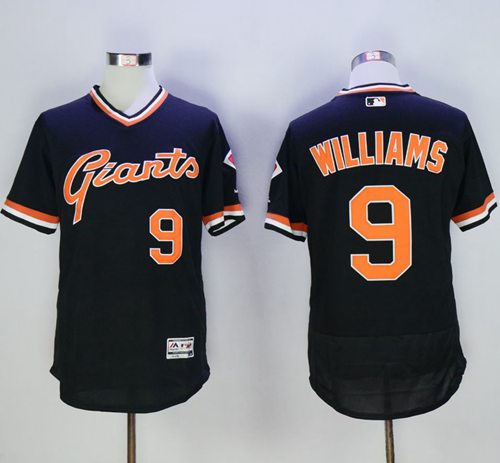 Giants #9 Matt Williams Black Flexbase Authentic Collection Cooperstown Stitched MLB Jersey Giants #9 Matt Williams Black Flexbase Authentic Collection Cooperstown Stitched MLB Jersey