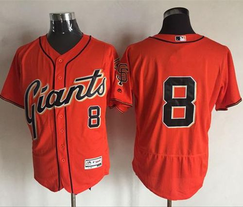 Giants #8 Hunter Pence Orange Flexbase Authentic Collection Stitched MLB Jersey Giants #8 Hunter Pence Orange Flexbase Authentic Collection Stitched MLB Jersey