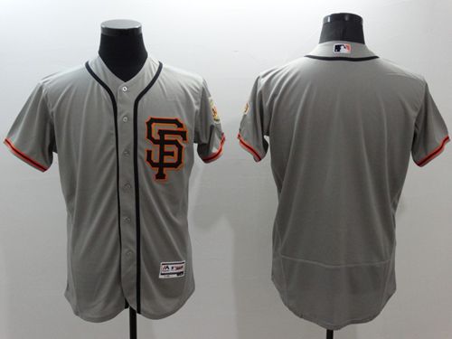 Giants Blank Grey Flexbase Authentic Collection Road 2 Stitched MLB Jersey Giants Blank Grey Flexbase Authentic Collection Road 2 Stitched MLB Jersey
