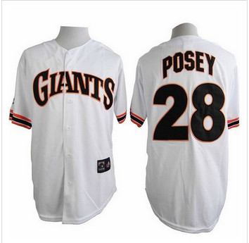 San Francisco Giants #28 Buster Posey White 1989 Turn Back The Clock Stitched Baseball jersey San Francisco Giants #28 Buster Posey White 1989 Turn Back The Clock Stitched Baseball jersey