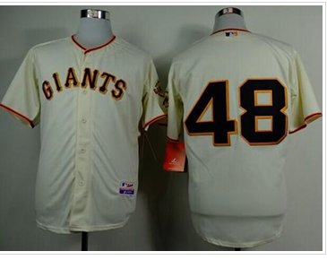 San Francisco Giants #48 Pablo Sandoval Cream Stitched Baseball Jersey San Francisco Giants #48 Pablo Sandoval Cream Stitched Baseball Jersey