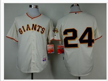 San Francisco Giants #24 Willie Mays Cream Cool Base Stitched Baseball Jersey San Francisco Giants #24 Willie Mays Cream Cool Base Stitched Baseball Jersey