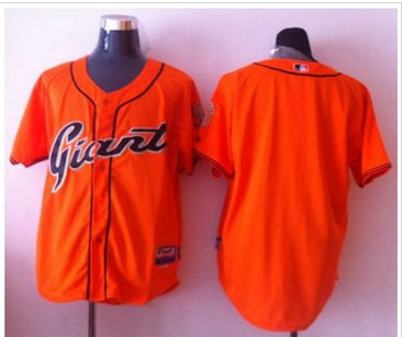 San Francisco Giants Blank Orange Baseball Jersey San Francisco Giants Blank Orange Baseball Jersey