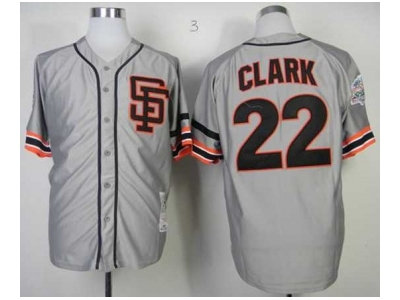 mlb jerseys san francisco giants #22 clark m&n grey mlb jerseys san francisco giants #22 clark m&n grey