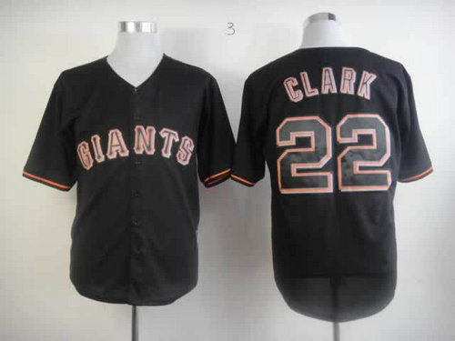 MLB San Francisco Giants 22 Clark Black Fashion Jerseys MLB San Francisco Giants 22 Clark Black Fashion Jerseys