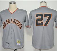 MLB Jerseys San Francisco Giants 27 Marichal Grey M&N 1962 MLB Jerseys San Francisco Giants 27 Marichal Grey M&N 1962