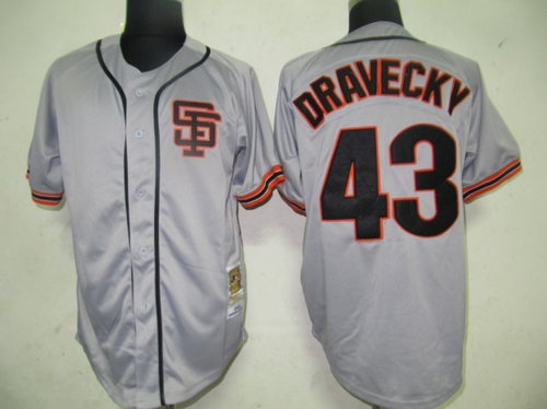 MLB Jerseys San Francisco Giants 43 Dravecky Grey M&N MLB Jerseys San Francisco Giants 43 Dravecky Grey M&N