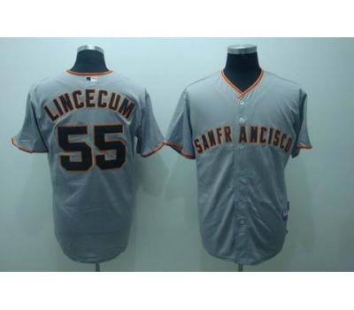 mlb san francisco giants #55 lincecum grey mlb san francisco giants #55 lincecum grey