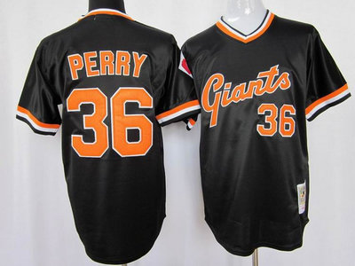 san francisco giants #36 Perry black mitchell&ness san francisco giants #36 Perry black mitchell&ness