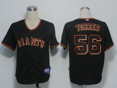 MLB Jerseys San Francisco Giants 56 Torres Black Cool Base MLB Jerseys San Francisco Giants 56 Torres Black Cool Base