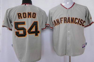 san francisco giants 54 Romo grey color jersey san francisco giants 54 Romo grey color jersey