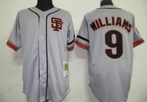 MLB Jerseys San Francisco Giants 9 Williams Grey M&N MLB Jerseys San Francisco Giants 9 Williams Grey M&N