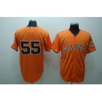 mlb san francisco giants #55 lincecum orange mlb san francisco giants #55 lincecum orange