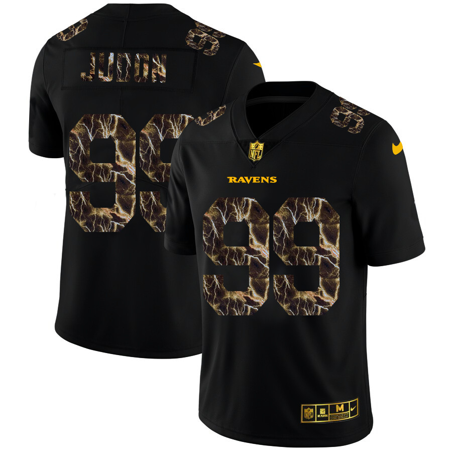 Baltimore Ravens #99 Matthew Judon Men's Black Nike Flocked Lightning Vapor Limited NFL Jersey Baltimore Ravens #99 Matthew Judon Men's Black Nike Flocked Lightning Vapor Limited NFL Jersey