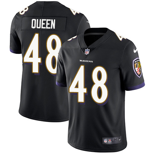 Nike Ravens #48 Patrick Queen Black Alternate Men's Stitched NFL Vapor Untouchable Limited Jersey Nike Ravens #48 Patrick Queen Black Alternate Men's Stitched NFL Vapor Untouchable Limited Jersey