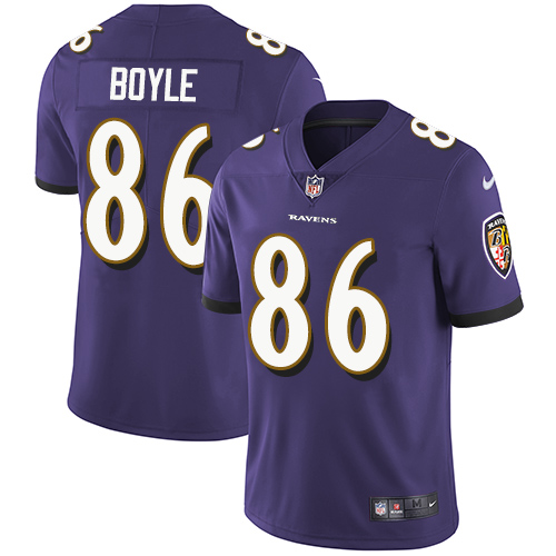 Nike Ravens #86 Nick Boyle Purple Team Color Men's Stitched NFL Vapor Untouchable Limited Jersey Nike Ravens #86 Nick Boyle Purple Team Color Men's Stitched NFL Vapor Untouchable Limited Jersey