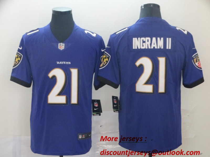Nike Ravens 21 Mark Ingram II Purple Vapor Untouchable Limited Jersey Nike Ravens 21 Mark Ingram II Purple Vapor Untouchable Limited Jersey