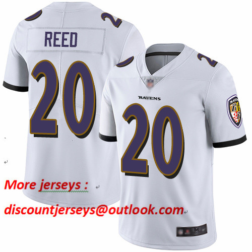 Ravens #20 Ed Reed White Men's Stitched Football Vapor Untouchable Limited Jersey Ravens #20 Ed Reed White Men's Stitched Football Vapor Untouchable Limited Jersey