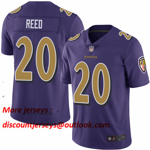 Ravens #20 Ed Reed Purple Men's Stitched Football Limited Rush Jersey Ravens #20 Ed Reed Purple Men's Stitched Football Limited Rush Jersey