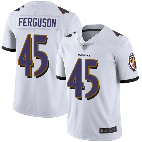 Ravens #45 Jaylon Ferguson White Men's Stitched Football Vapor Untouchable Limited Jersey Ravens #45 Jaylon Ferguson White Men's Stitched Football Vapor Untouchable Limited Jersey
