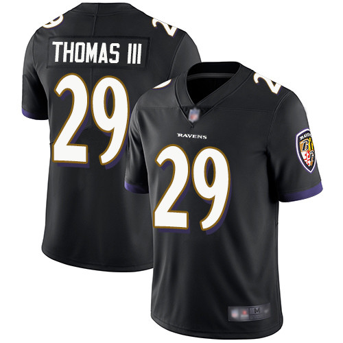 Ravens #29 Earl Thomas III Black Alternate Men's Stitched Football Vapor Untouchable Limited Jersey Ravens #29 Earl Thomas III Black Alternate Men's Stitched Football Vapor Untouchable Limited Jersey
