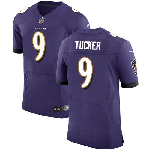 Nike Ravens #9 Justin Tucker Purple Team Color Men's Stitched NFL Vapor Untouchable Elite Jersey Nike Ravens #9 Justin Tucker Purple Team Color Men's Stitched NFL Vapor Untouchable Elite Jersey