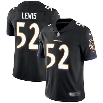 Nike Ravens #52 Ray Lewis Black Alternate Men's Stitched NFL Vapor Untouchable Limited Jersey Nike Ravens #52 Ray Lewis Black Alternate Men's Stitched NFL Vapor Untouchable Limited Jersey
