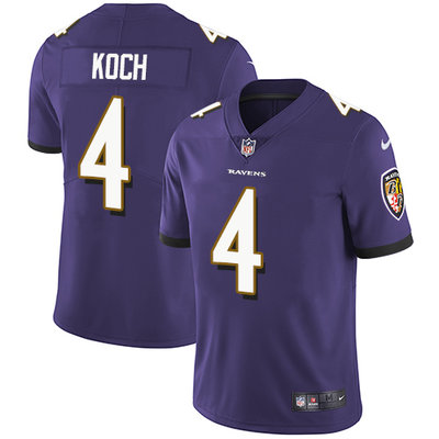 Nike Ravens #4 Sam Koch Purple Team Color Men's Stitched NFL Vapor Untouchable Limited Jersey Nike Ravens #4 Sam Koch Purple Team Color Men's Stitched NFL Vapor Untouchable Limited Jersey
