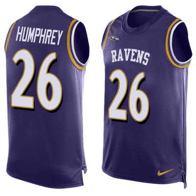 Nike Ravens #26 Marlon Humphrey Purple Team Color Men's Stitched NFL Limited Tank Top Jersey Nike Ravens #26 Marlon Humphrey Purple Team Color Men's Stitched NFL Limited Tank Top Jersey