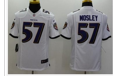 NEW Baltimore Ravens #57 C.J. Mosley White NFL New Limited Jersey NEW Baltimore Ravens #57 C.J. Mosley White NFL New Limited Jersey