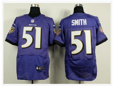 NEW Baltimore Ravens #51 Daryl Smith Purple Team Color NFL New Elite Jersey NEW Baltimore Ravens #51 Daryl Smith Purple Team Color NFL New Elite Jersey