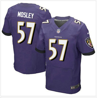 NEW Ravens #57 C.J. Mosley Purple Team Color Men's Stitched NFL New Elite Jersey