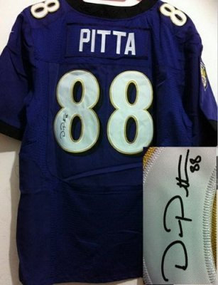 NEW Baltimore Ravens 88 Dennis Pitta Purple Signed Elite NFL Jerseys NEW Baltimore Ravens 88 Dennis Pitta Purple Signed Elite NFL Jerseys