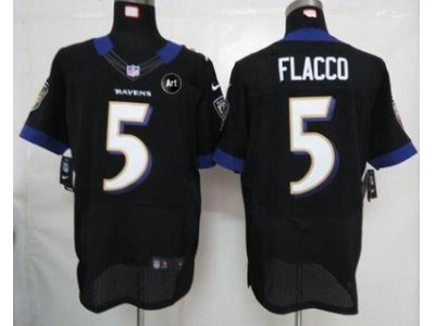 NEW Baltimore Ravens #5 flacco black jerseys(Elite Art Patch) NEW Baltimore Ravens #5 flacco black jerseys(Elite Art Patch)