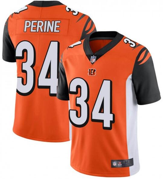 Nike Bengals 34 Samaje Perine Orange Vapor Untouchable Limited Jersey Nike Bengals 34 Samaje Perine Orange Vapor Untouchable Limited Jersey